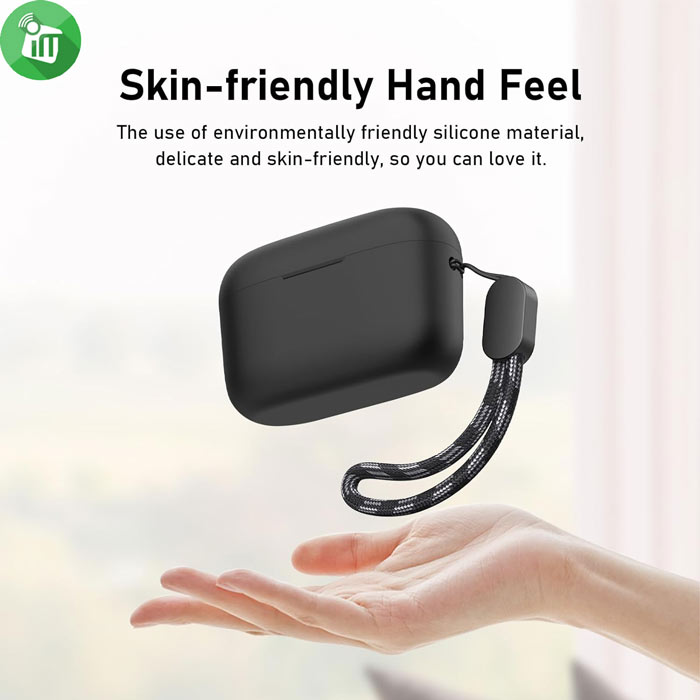 Pod Pocket Silicone Cover Anker Soundcore A20i with Keychain