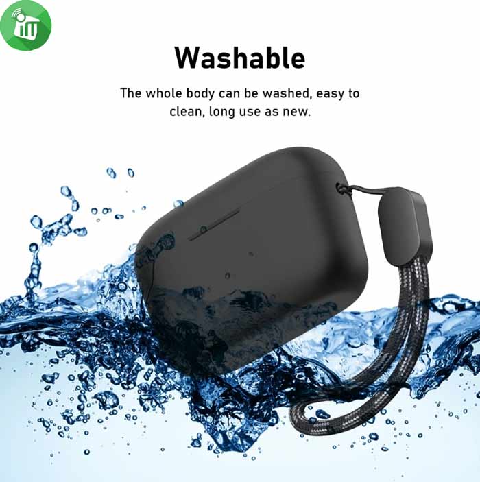 Pod Pocket Silicone Cover Anker Soundcore A20i with Keychain