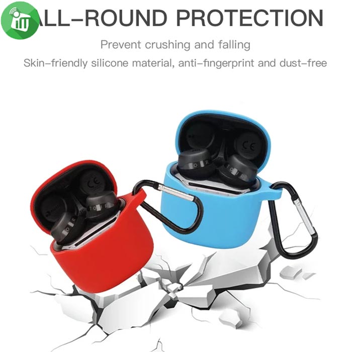 Pod Pocket Silicone Cover For JBL Tour Pro+ with Keychain 