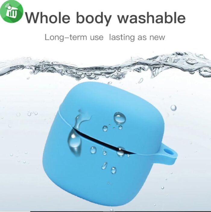 Pod Pocket Silicone Cover For JBL Tour Pro+ with Keychain 