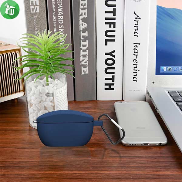 Pod Pocket Silicone Cover For JBL Wave 100TWS with Keychain 