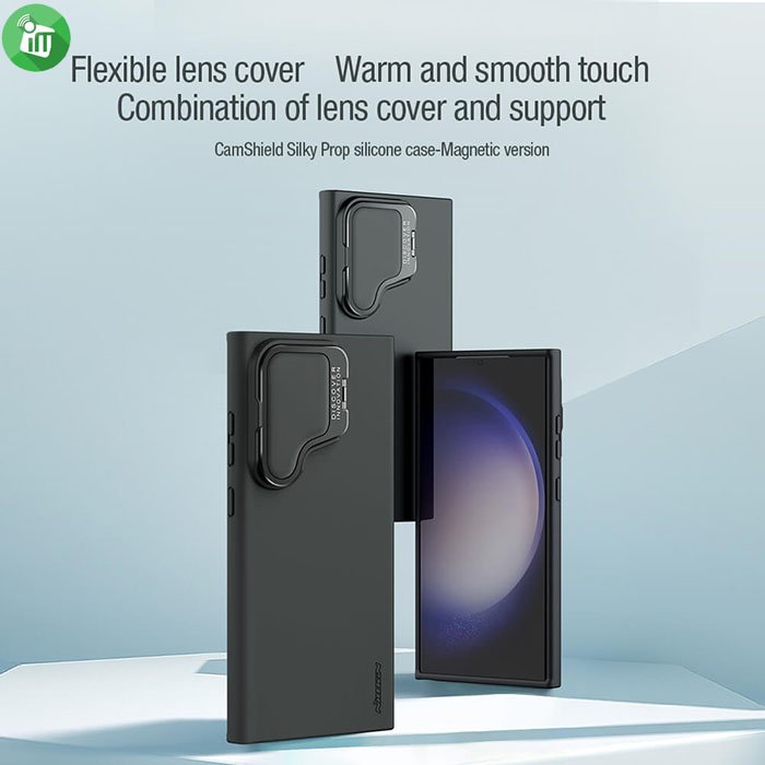 Nillkin CamShield Silky Prop Magnetic Silicone Case Samsung Galaxy S24 Ultra