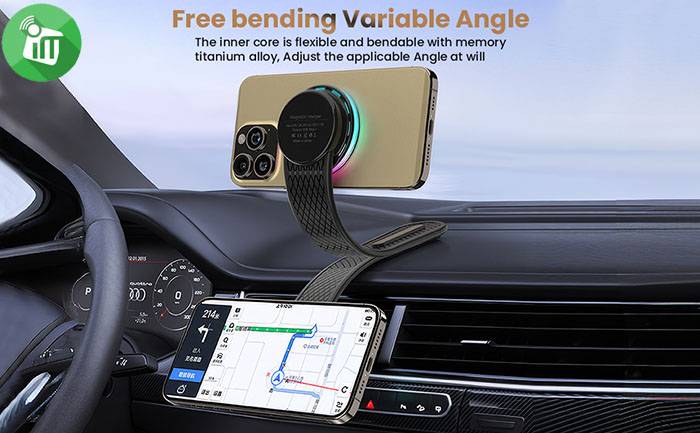 Bendable 15W Magnetic Wireless Car Charger