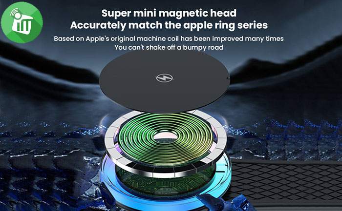 Bendable 15W Magnetic Wireless Car Charger