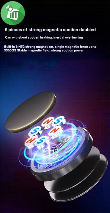 Magnetic Holder Phone Vehicle Steering Wheel