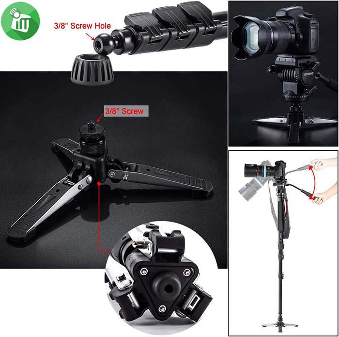 Yunteng VCT-588 Digital Tripod Camera (166cm)