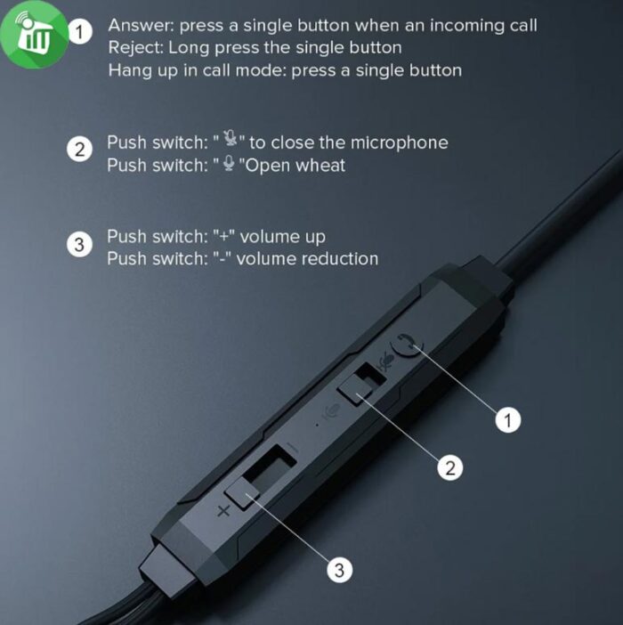 ALTEC ALBH9609 In-Ear Gaming Wired Earphone