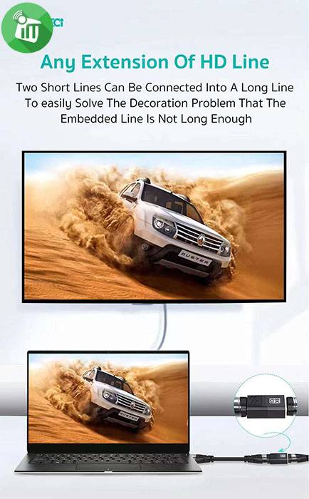 COTEetCI 87602 HDMI 2.1 Adapter Female to Female 8K/60Hz