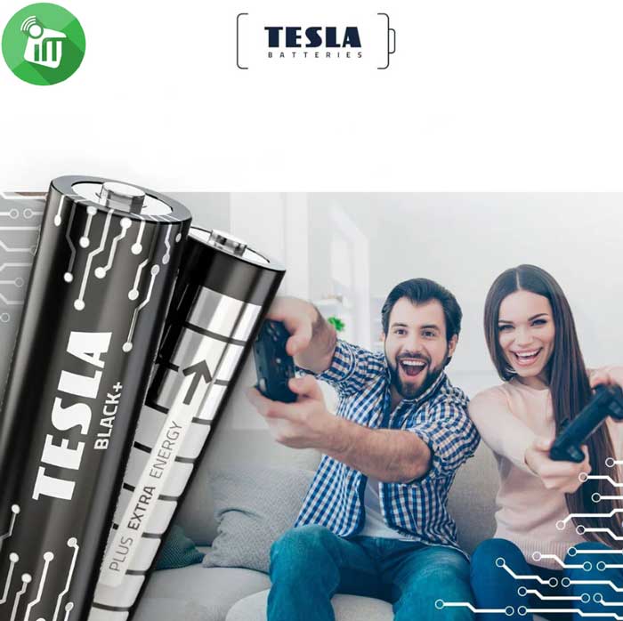 TESLA BLACK+ 24PCS AAA Alkaline Batteries 1.5V