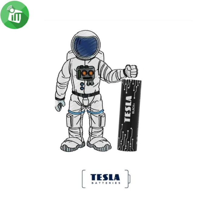 TESLA BLACK+ 4PCS AA Alkaline Batteries 1.5V