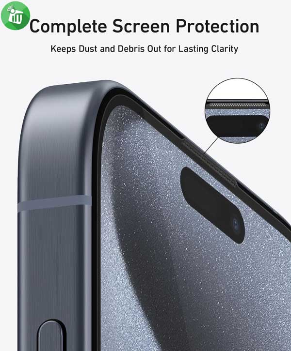 iScreen Glass 5D Full Glue Screen Protector iPhone 16