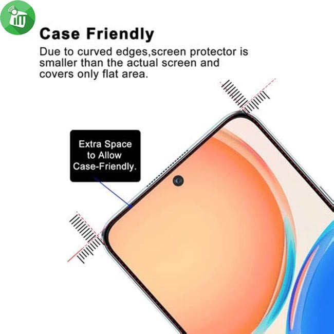 KuZoom 9D HD Full Cover Glass Screen Honor X9 4G