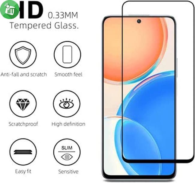 KuZoom 9D HD Full Cover Glass Screen Honor X9 4G