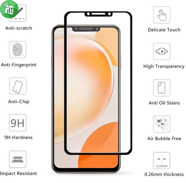 KuZoom 9D HD Full Cover Glass Screen Huawei nova Y91 4GKuZoom 9D HD Full Cover Glass Screen Huawei nova Y91 4G