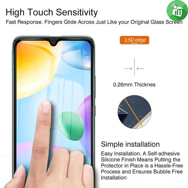 KuZoom 9D HD Full Cover Glass Screen Oppo A18 4G