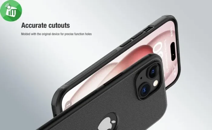 Nillkin Super Frosted Shield Pro case iPhone 15 (With Logo Cutout)