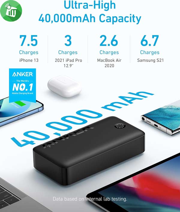 Anker 347 Power Bank 40000mAh 30W (A1377)