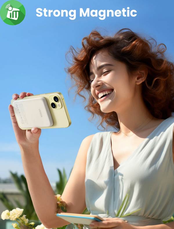 UGREEN PB560 Wireless 15W Magnetic Power Bank 5000mAh